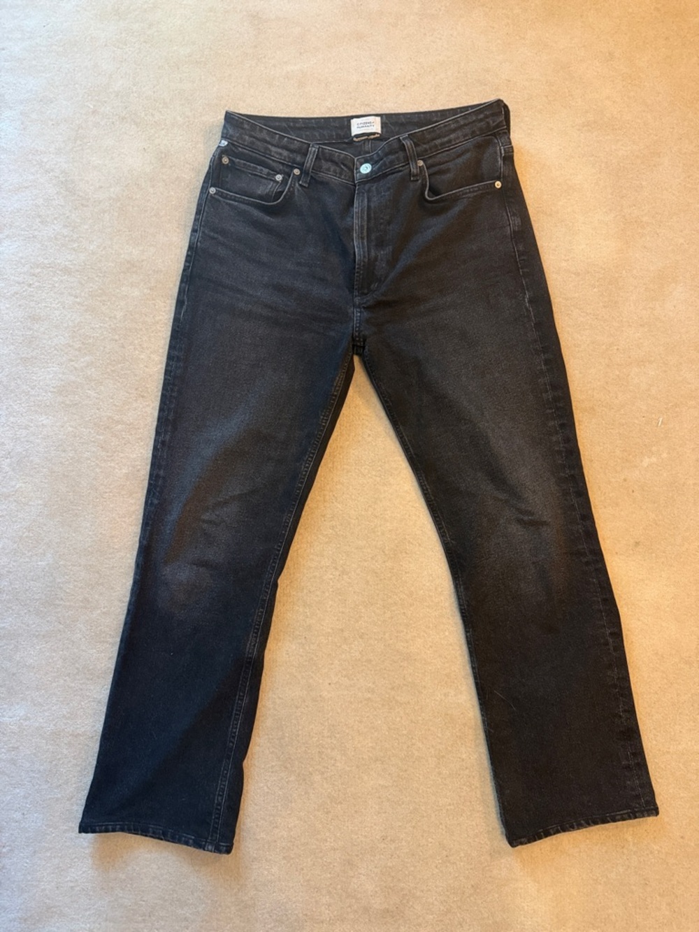 Citizens Of Humanity Zurie Straight Leg Jeans Black